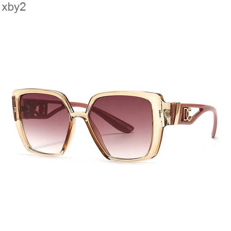 Zonnebril Cat eye uitgeholde spiegelpootontwerp Zonnebril in stijl moderne charme mode zonnebril dames 6156-1