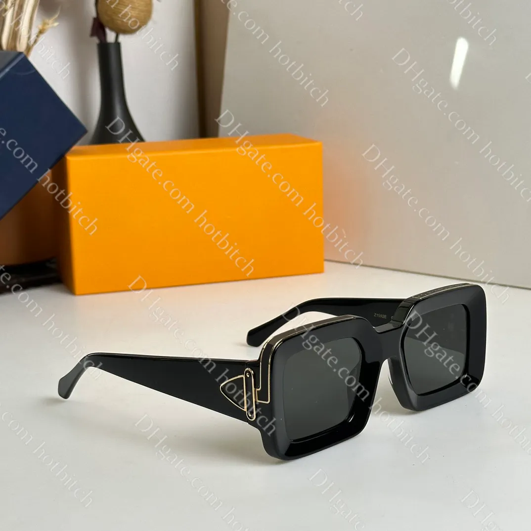 Gafas de sol con montura cuadrada, gafas de sol de diseñador para hombres, gafas de sol clásicas para conducir, gafas de sol para viajes al aire libre para mujeres, regalo de Navidad con caja