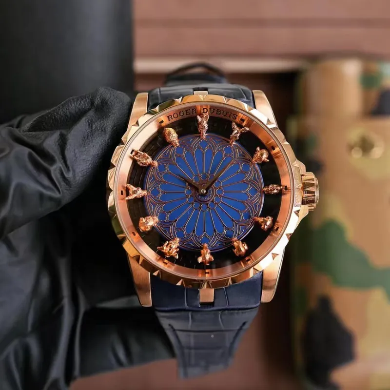 đồng Hồ Roger Dubuis 12 Knights Price Mens Watch Ancient Bronze