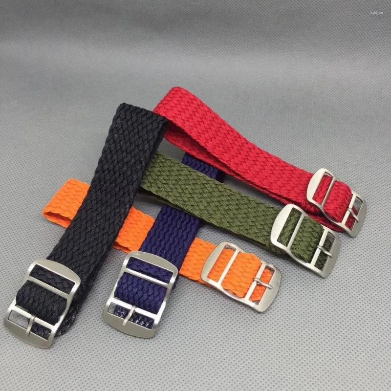 Cinturini per orologi 1PCS 18MM Cinturini in nylon Cinturino per cinturino in tessuto Perlon 12 colori disponibili -PS002