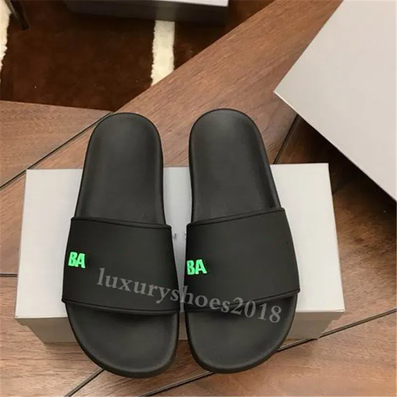 Women s Genuine Leather Slippers Green Summer Beach Sandals Casual Flip Flops Flat Slides Sandals 35 46