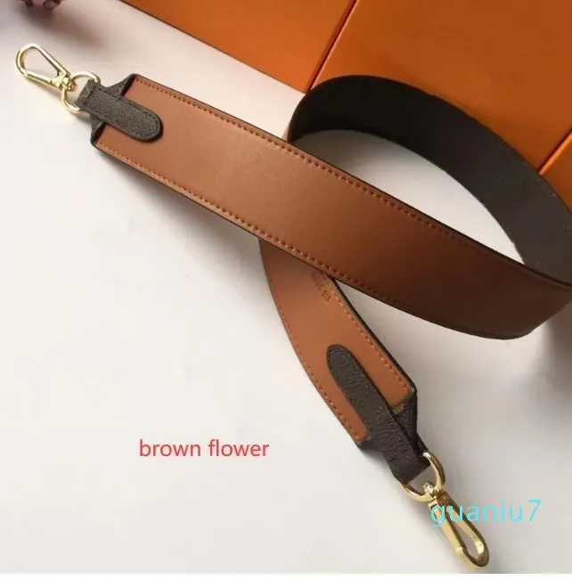 Bolsa masculina cor crossbody alça de ombro marrom flor couro marca de luxo bolsa mensageiro com saco de pó e caixa