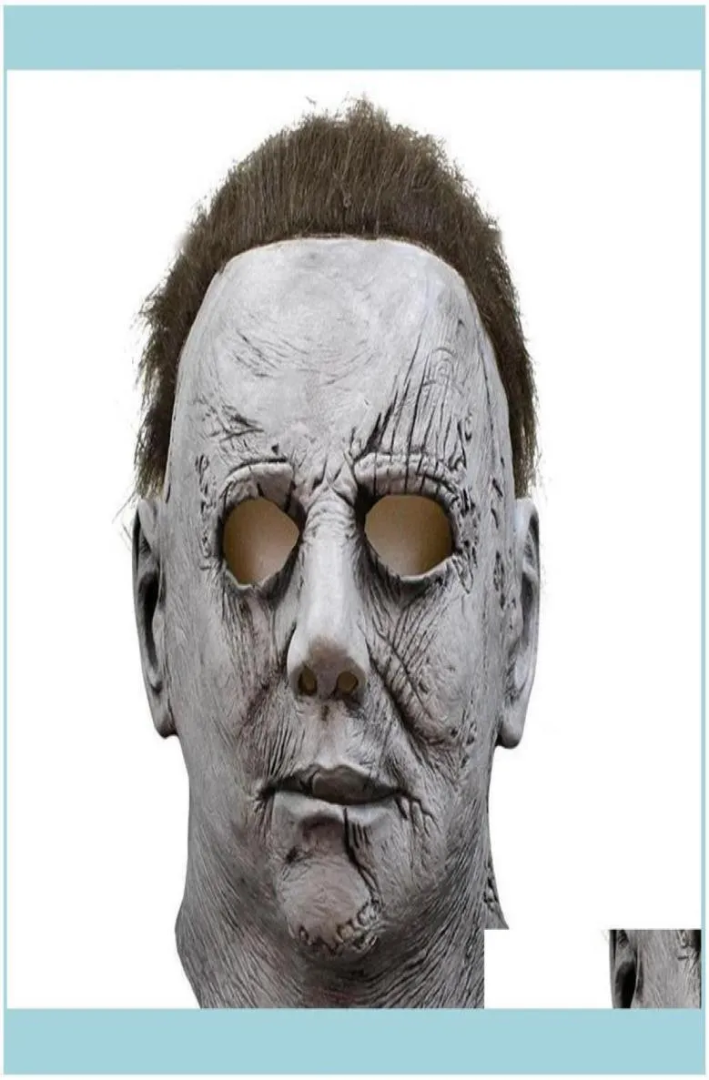 Plis festifs maison Gardenkorku Mascara Myers masques Maski effrayant mascarade Michael Halloween Cosplay fête Masque Maskesi Real54089786259802