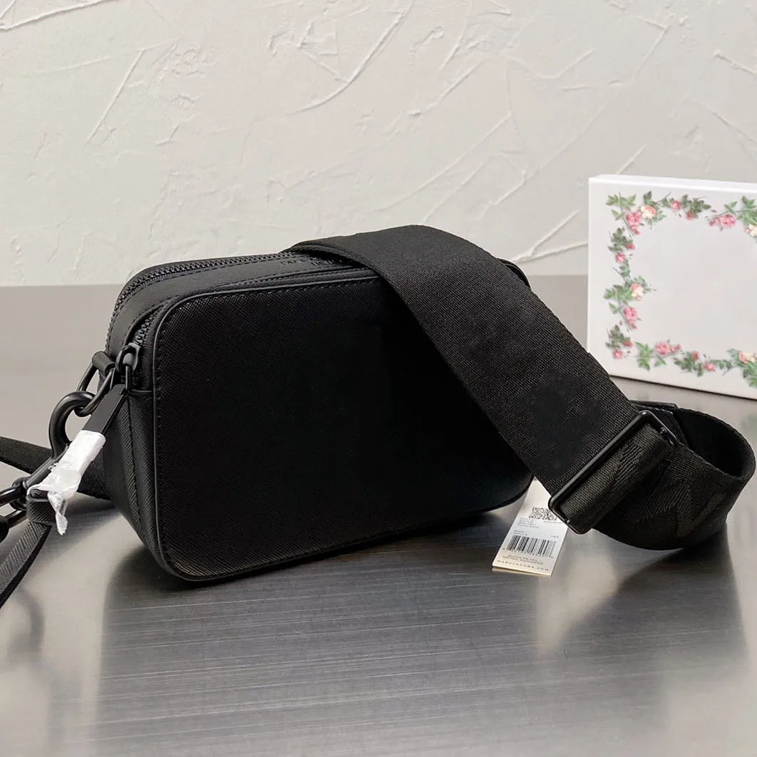 Designers väska Snapshot Bag crossbody väska kameran väska läder dubbel zip färg matchande casual bred rem axelväskor