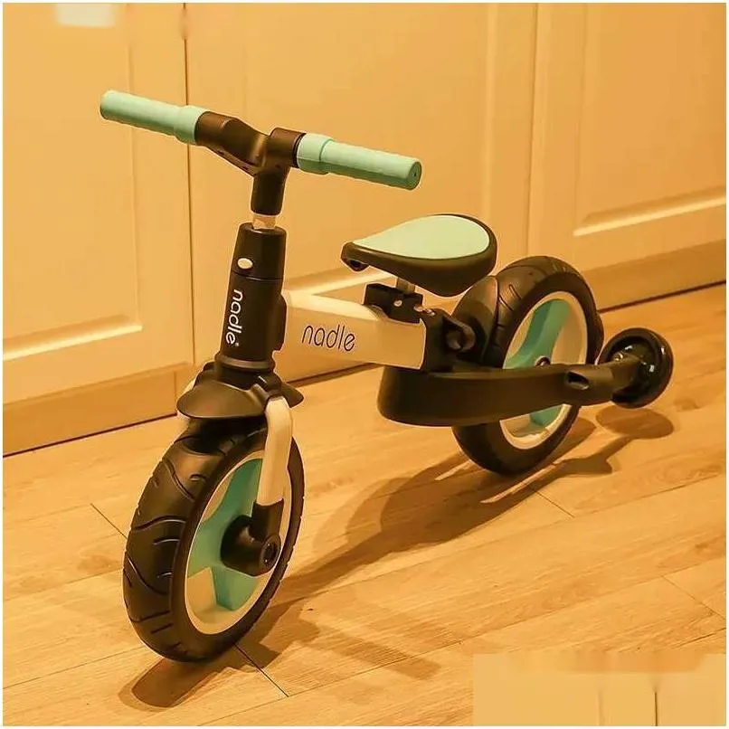 Bikes Ride-Ons Natto Childrens Nce Bike Bicycle Mti-Purpose Baby 1-2-3-6 Years Old Scooter Pedal Tricycle For Kids Drop Delivery T Dhup3