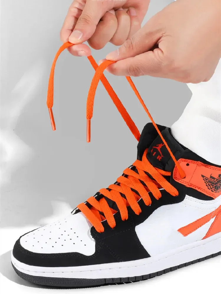 Accessoires voor schoenonderdelen 1 paar Klassieke AF1AJ Sportschoenveters voor heren Dames Basketbalschoenen Elastische veters Sneakers Casual Shoestrings 231124