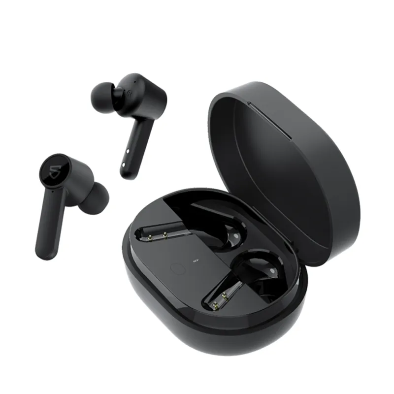 Soundpeats Q draadloze oordopjes Bluetooth 5.0 In-Ear draadloze oplaad oortelefoons met 4-MIC 10mm driver aanraakbediening USB-C