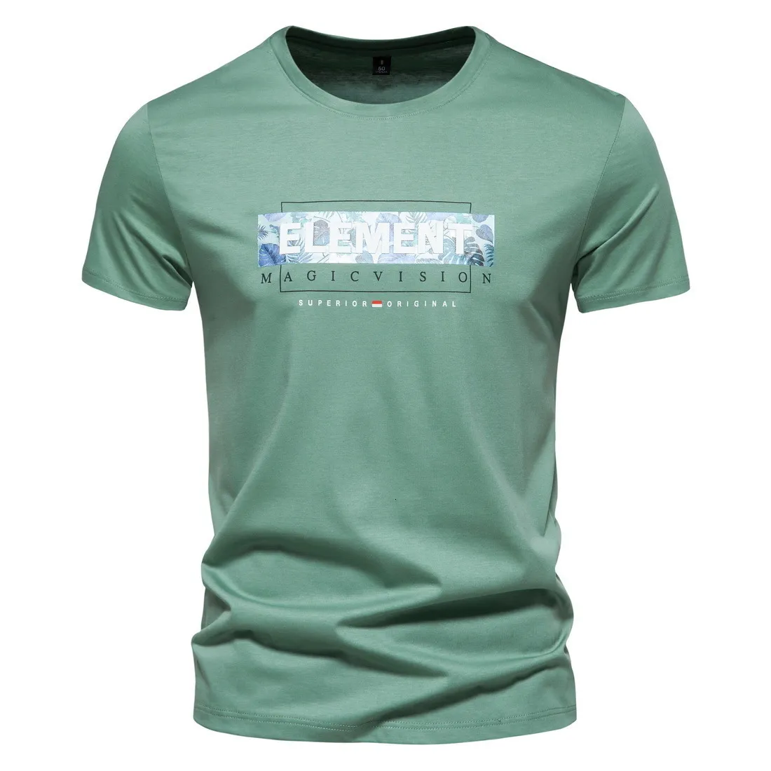 Herren T-Shirts Sommer Herren Farbsiebdruck Casual Kurzarm T - Shirt 230425