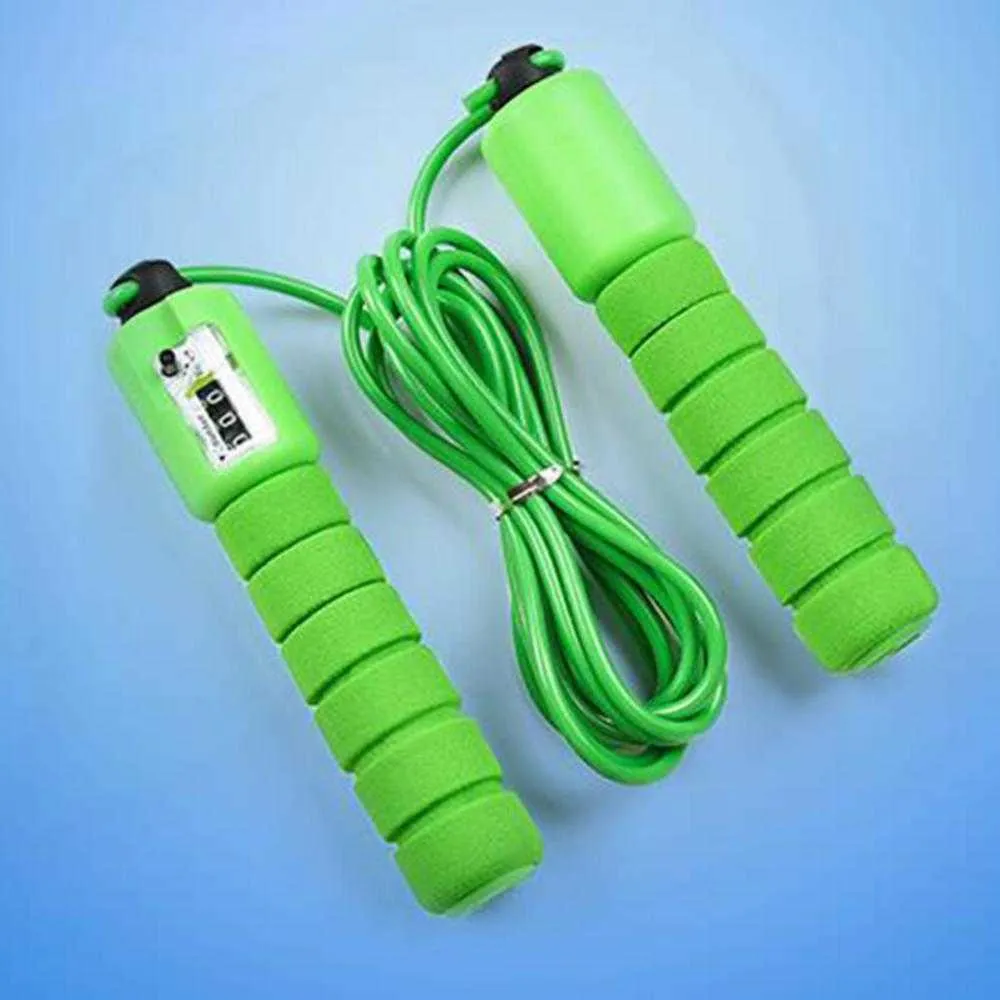 Jump Ropes Justerbar fitness Jump Rope Skip Rope Professional Electronic Jump Ropes With Counter Sports Fast Speed ​​Counting Jump Skip P230425