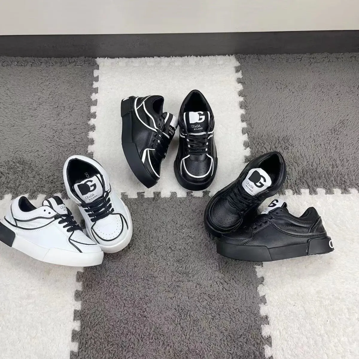 Big kid deals designer shoes