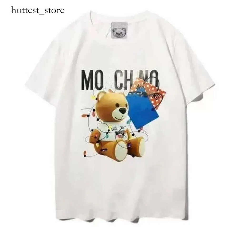 Fashion Women's T-shirt Summer New High Quality Short Sleeve Brand Designer Tees Color the Bear Round Neck Cotton Italy Luxury Mens Womens 267