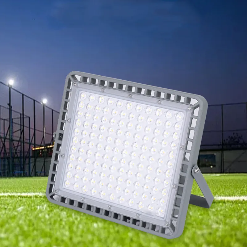 400W LED Ultra-thin FloodLights 150Lm/W Ra80 Outdoor Stadium Light 6500K for Outdoor Waterproof Construction Site Workshop FloodLights CRESTECH168