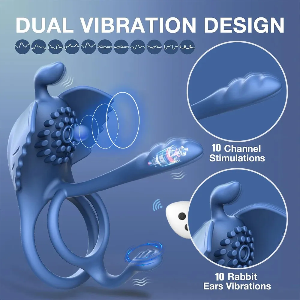 Cockrings penis titreşimli yüzük horoz 3 içinde 1 masaj gecikmeli boşalma citoral stimülatör flört mastürbasyon çift seks oyuncak 231124