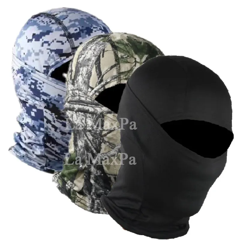 Cykelmössor masker taktisk mask airsoft full ansikte balaclava paintball cykel vandring halsduk fiske snowboard skid huva hatt män kvinnor 231124