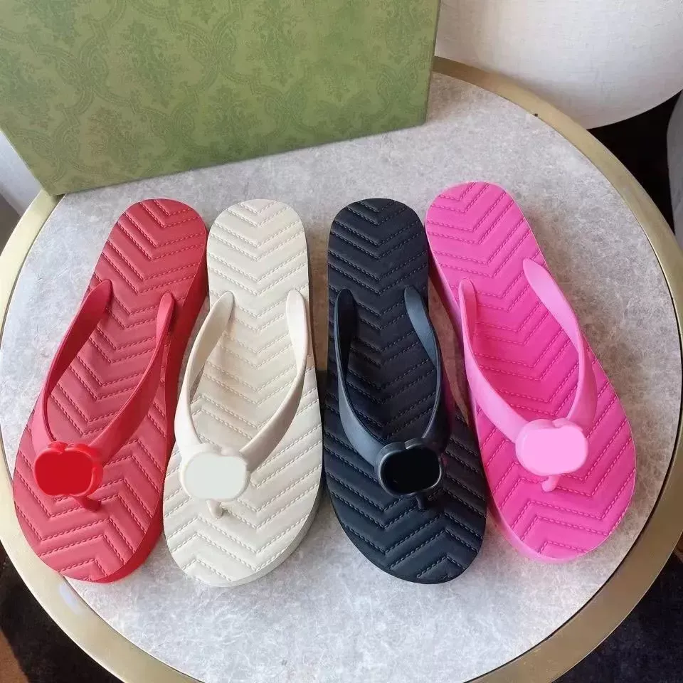 fashion slipper sandal men women classic rubber traditional Thong slippers spring summer bathroom beach indoor couple flip-flops thick soles designer shoe