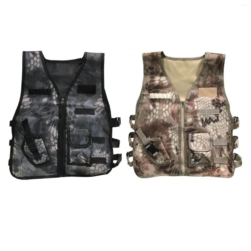 Vestes de chasse enfants gilet extérieur enfants Cargo Costume gilet pour la formation