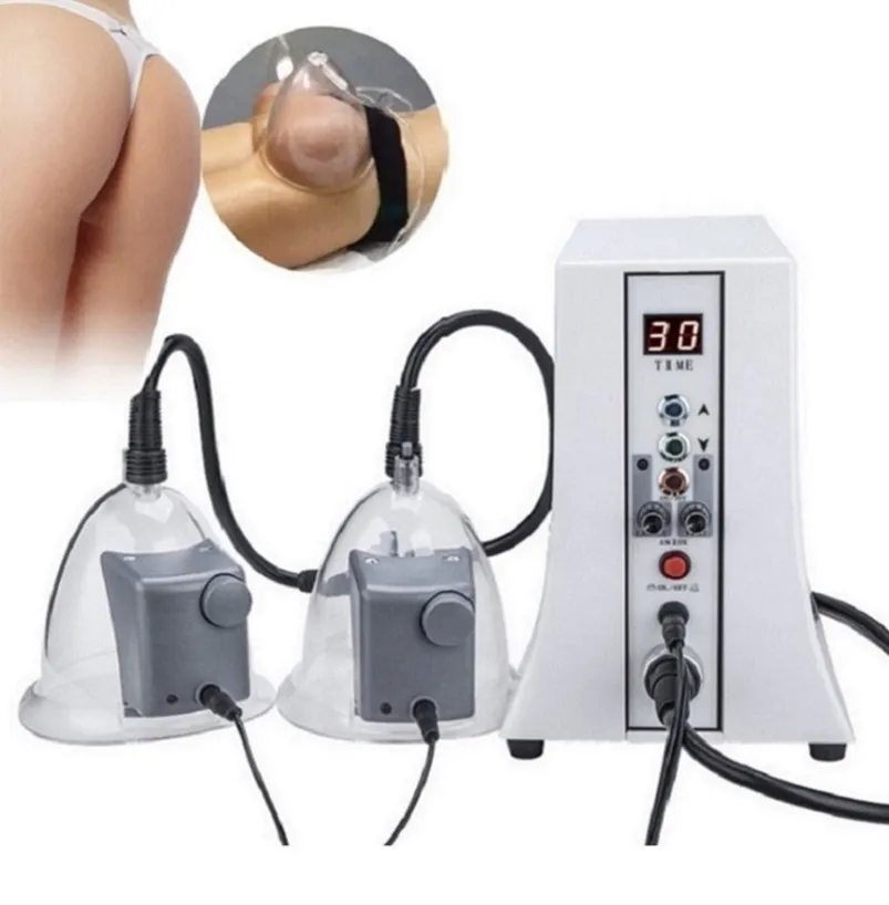 Vakuum Buttlyftmaskin Bröstskinkor Förbättringsutrustning med kopp Vaccumterapi Lyft Colombian för Beauty Machine