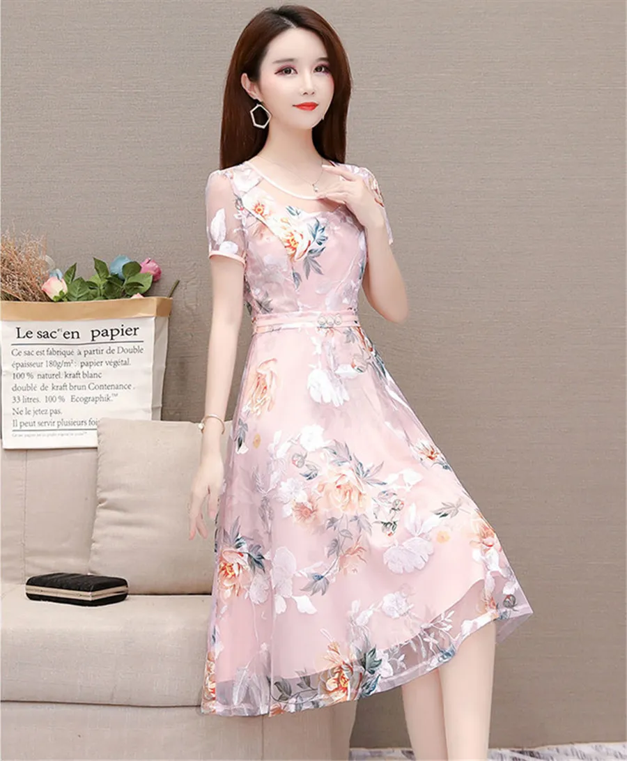 knee-length dresses One-Shoulder Knee-Length Cocktail Dress with Sequins Emerald / XSmall main image 0