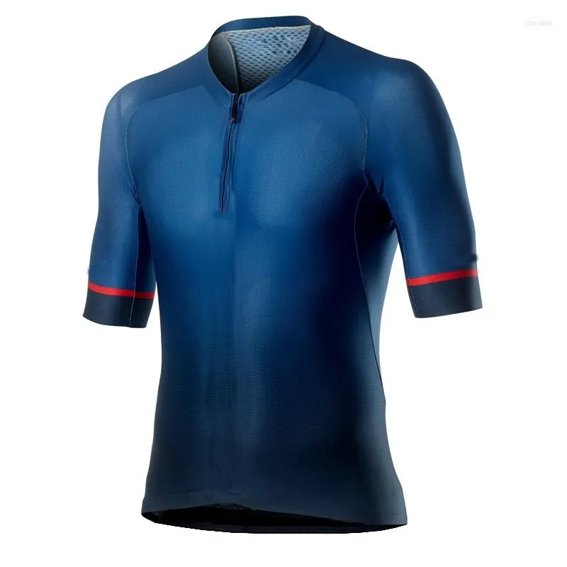 Giacche da corsa Maglia da ciclismo Maglia da bicicletta corta Kit da bici Indossare Mezza cerniera Abbigliamento Manica Abbigliamento da gara Motocross Giacca da montagna Calzamaglia sportiva