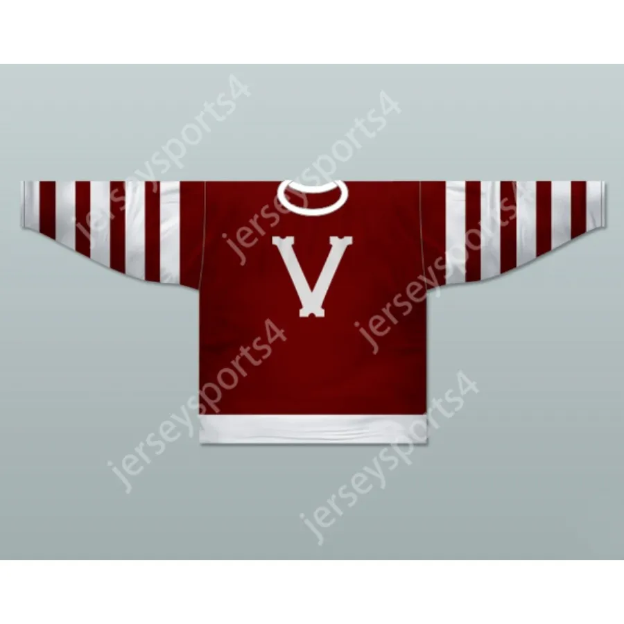 المليونيرات Red Vancouver المخصصة 1912-13 Hockey Jersey جديدة ED-M-L-XL-XXL-3XL-4XL-5XL-6XL