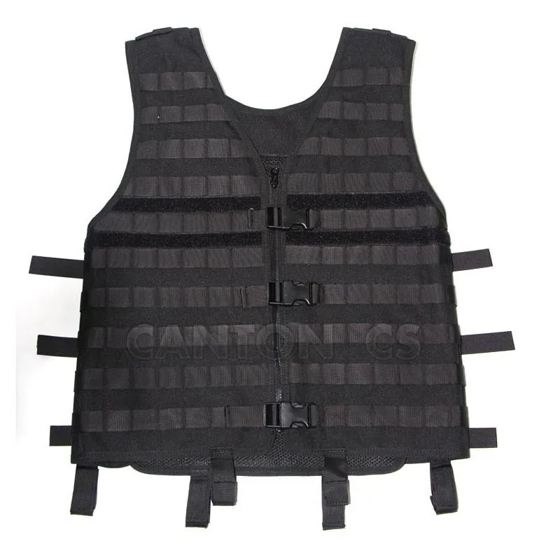 Giacche da caccia Gilet tattico modulare MOLLE con rete traspirante regolabile all'aperto per CS Wargame GearHunting