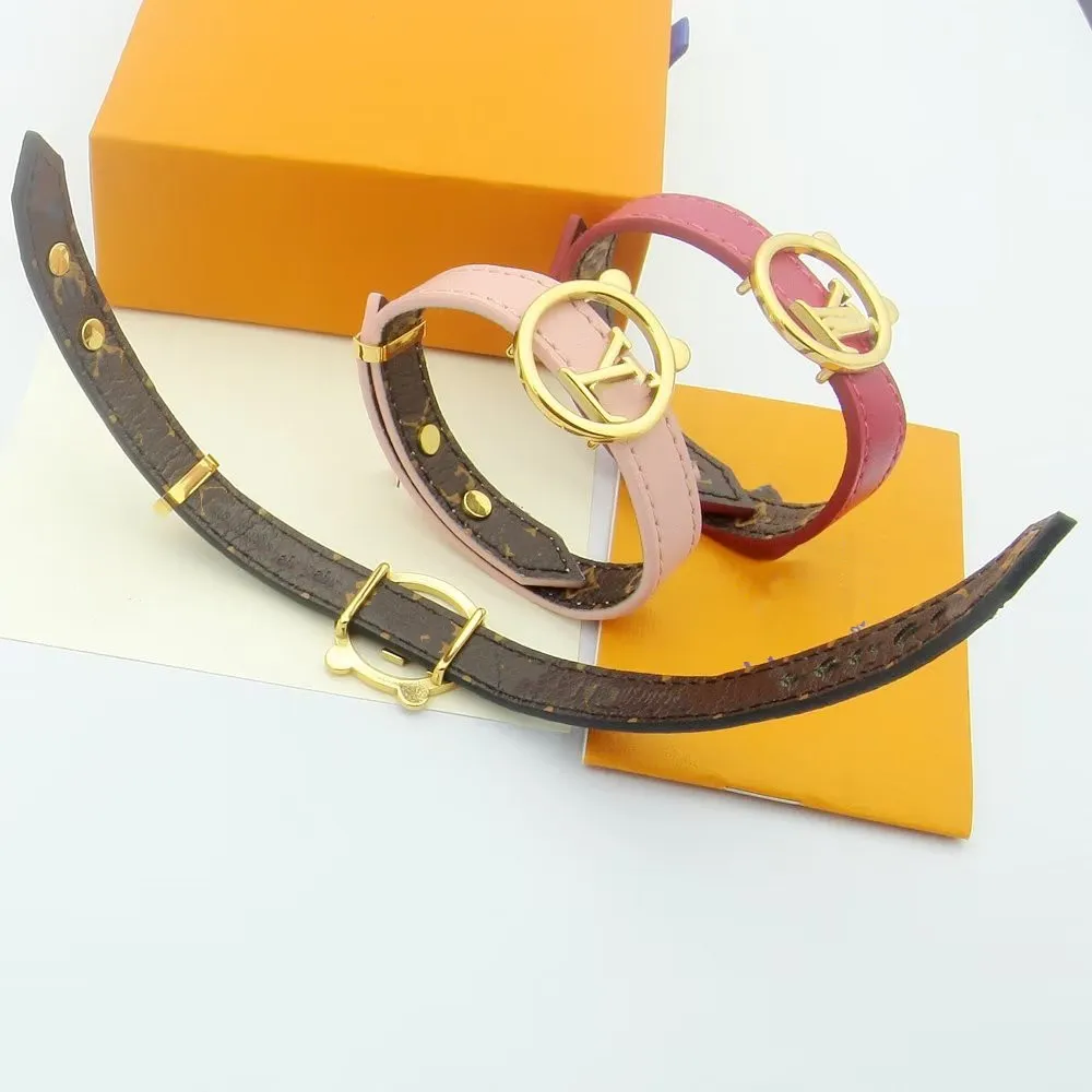 Bracelet de luxe en cuir de vache floral avec lettres d'animaux, vêtements de mode unisexes, bracelet accessoire de poignet portable