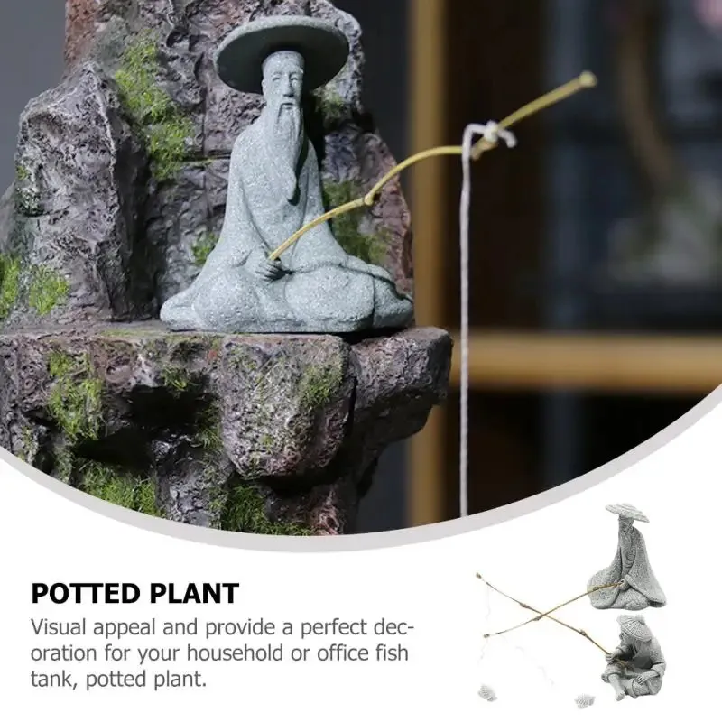 Chinese Fisherman Statue For Garden, Pond, And Tank Outdoor Garden