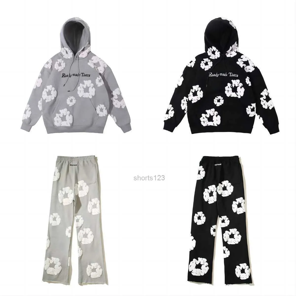 2024 Big Sale Men's Hoodie Pants Denim Tears Autumn Winter