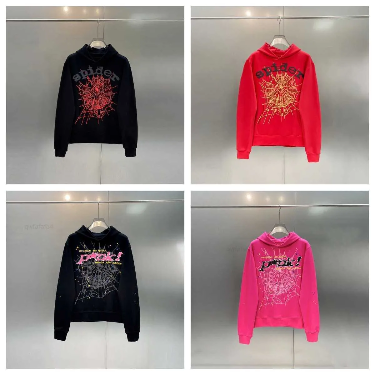 Men's Hoodies Sweatshirts Spider Spiderman Young Thug Pink Mens Star Same Wed Flash Man Sweater Pants Set Verse Spder Woman Ith