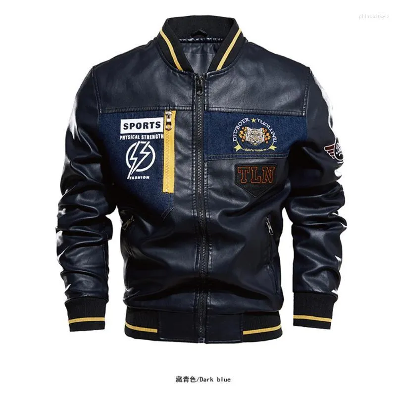 Men's Jackets Autumn And Winter Nice European American Street Fashion Locomotive Boutique Leather Jacket