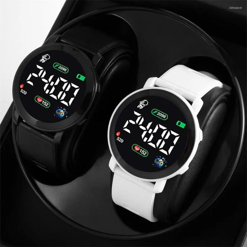 Silicone watch led deals