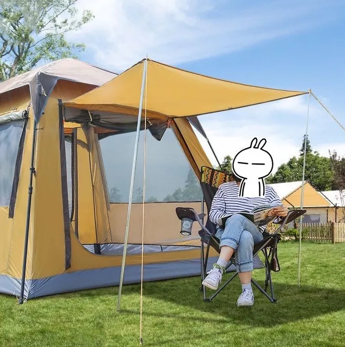 Bogen, Priëlen, Pergola's Brug Camping Outdoor Automatische Hydraulische Tent. Regendicht. 5-6 personen