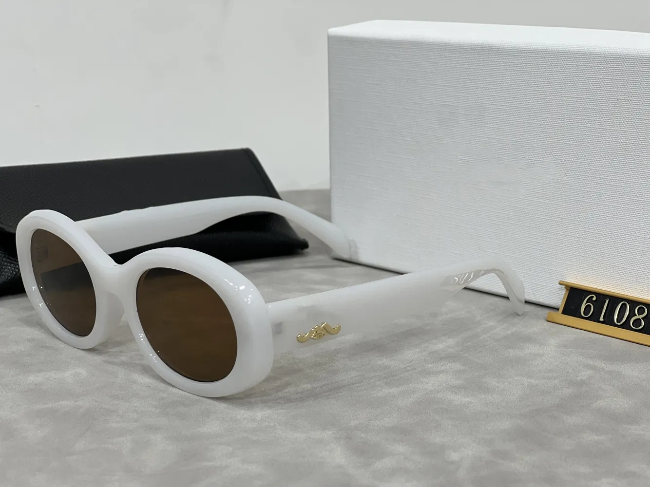 النظارات الشمسية الكلاسيكية للعلامة التجارية للنساء 2023 مصممة فاخرة نطاقات نطاقات النظارات البيضاوي مصممين
