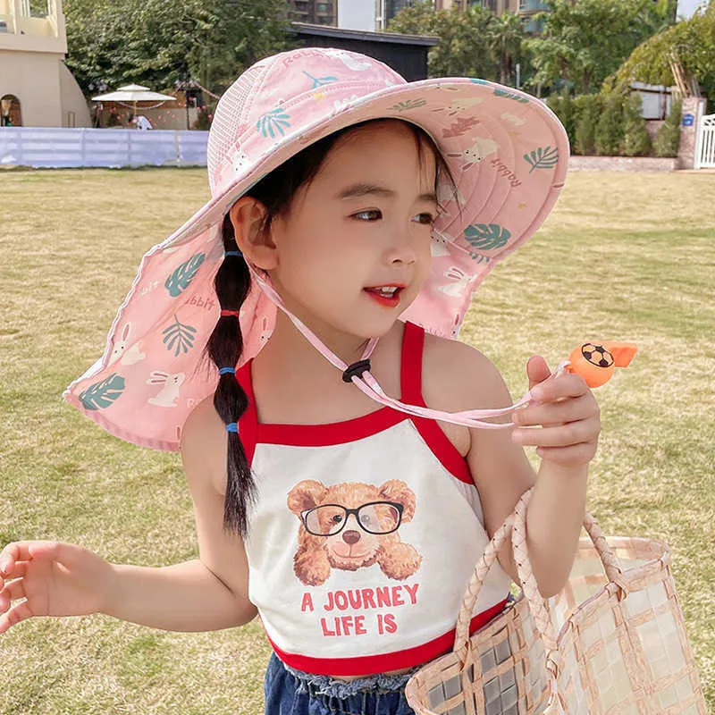 Cappello Da Sole Unisex Per Bambini Con Protezione UPF 50+ – Tesa Larga, Sottogola Regolabile, Leggero E Traspirante, Taglie XS-L (0-3 Anni)