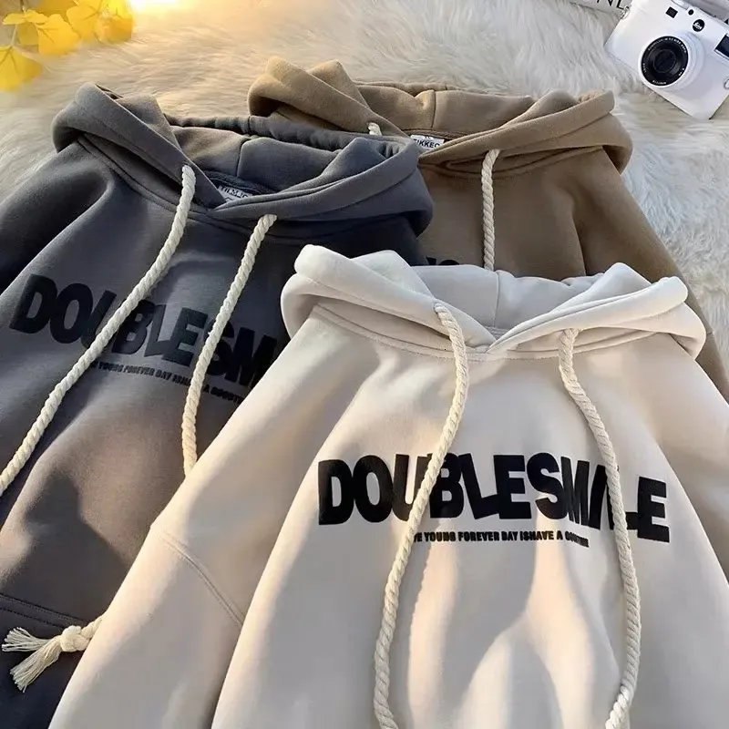 Sweats à capuche pour hommes Sweatshirts Manteau masculin Y2K Lâche Streetwear Lettre Hommes et femmes Chemise à capuche Marque tendance Harajuku Pull mignon Automne Hiver 231124