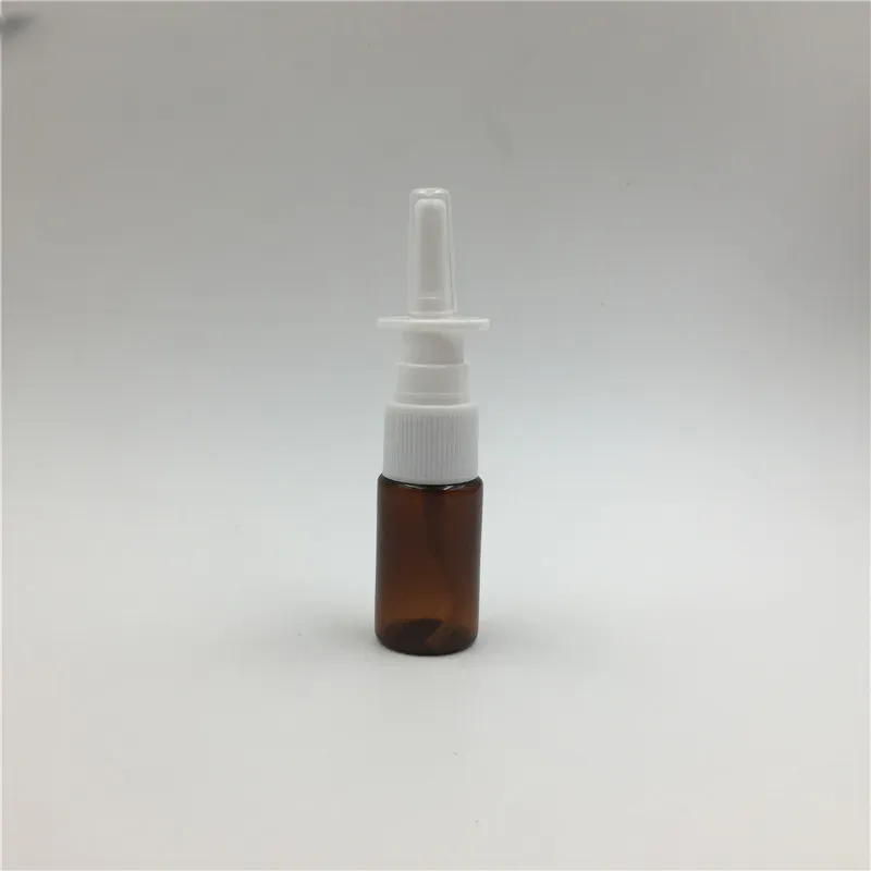 1000 шт. 10 мл ПЭТ-мутио-цветовое медицинское носовое туман-атомийзер мода бутылки
