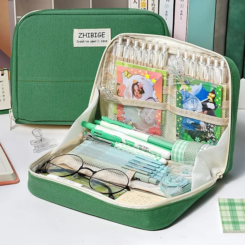 Wholesale Large Capacity Multi Layer Korean Cute Pencil Cases For