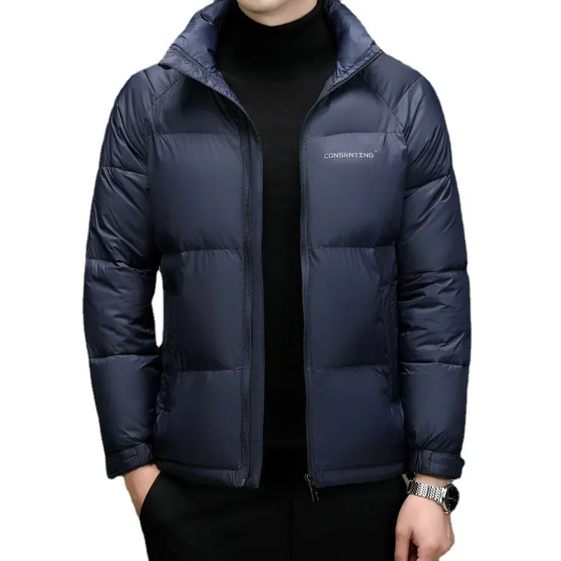 Herren-Daunenparkas, Wintermode, feste Jacke, hochwertige Jacken für Männer, verdickter, warmer, wasserdichter Mantel, Roupas Masculinas Ropa Hombre 2023 231124