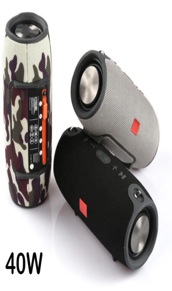 Altoparlante Bluetooth ad alta potenza da 40 W Altoparlante stereo portatile wireless per colonna esterna Sound Bar Subwoofer Altoparlanti stereo con scheda TF USB BT AUX4620339