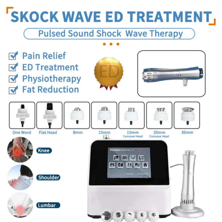 Pijnverlichting Device Shock Wave Therapy Extracorporale schokgolf medische apparatuur pneumatische schokgolftherapie machine198