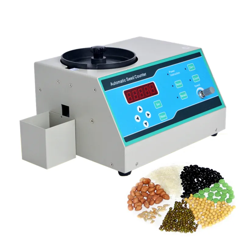 Hot 0.7mm-12mm Automatic Seeds Counter LCD Screen Quantity Counting Machine for Grain Rice Corn 2 Colors Optional Counting Machine