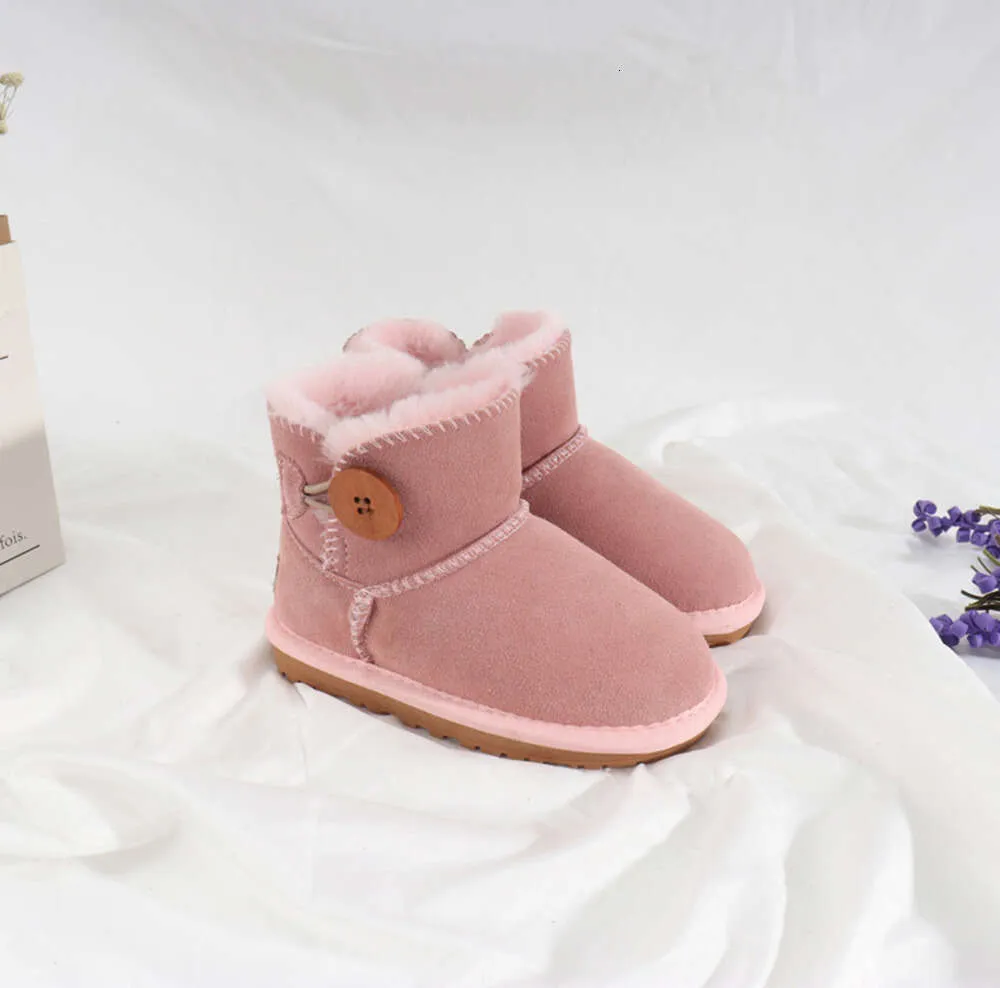 Stivali da neve con nastro per bambini da donna Nuovo design Stivaletti invernali per ragazza e bambino Stivali per bambini