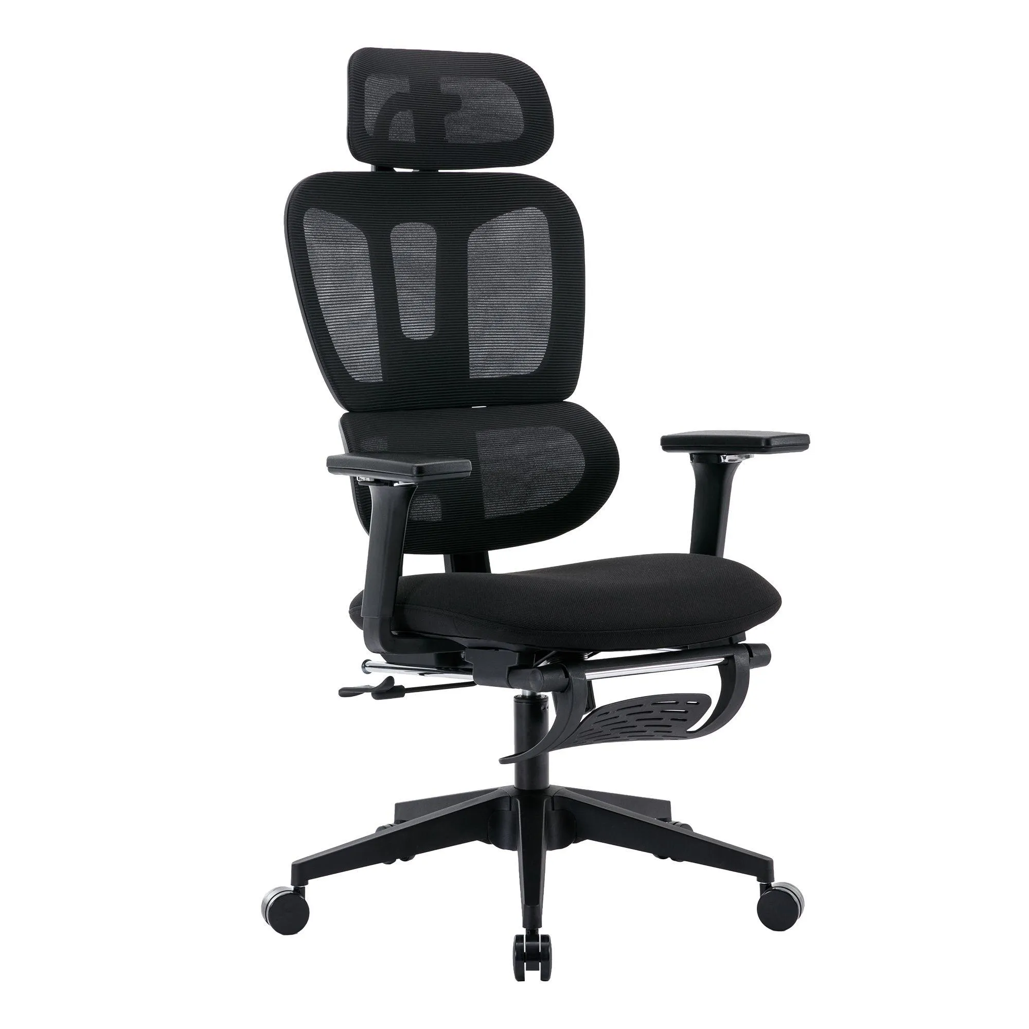 Cadeira de escritório de malha ergonômica com apoio de braço ajustável 2D Alto Back Desk Computador Preto Drop Delivery Home Garden Dhjhi