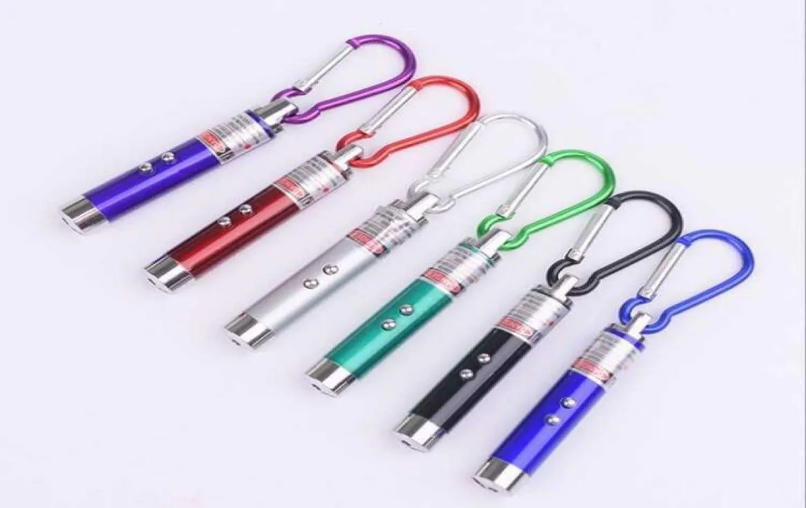 New Arrival Multifunctional Mini 3 in1 LED Laser Light Pointer Key Chain Flashlights Torch Flashlight Money Detector Light 20225911671