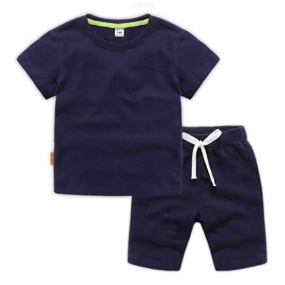 Set di abbigliamento Stampa personalizzata 100% cotone Abbigliamento da bambino Pantaloncini Da ragazzo