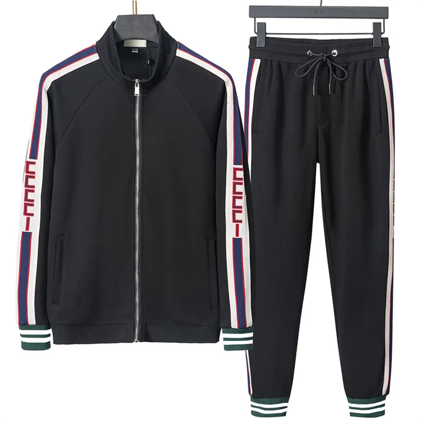 Mannen Trainingspakken 22ss Letters Palmen Engelen en Vrouwen Katoenen Jas Met Lange Mouwen Sport Set Heren Dames Casual Suits