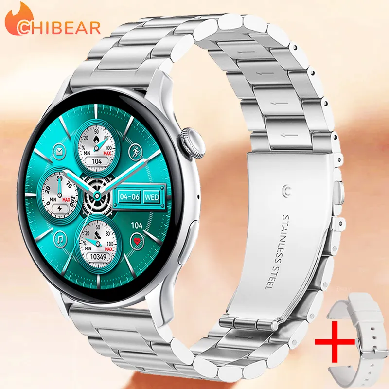 New GT4 Pro Smartwatch Men's NFC Tracker 1.43-Inch AMOLED 466*466 HD Screen  Always Displays Bluetooth Call Smartwatch For Huawei