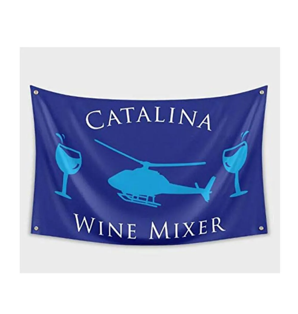 Catalina Wine Mixer Banner Flag 3x5Feet 150x90cm Outdoor Hanging Printing Polyester Fast With Brass Grommets7143808