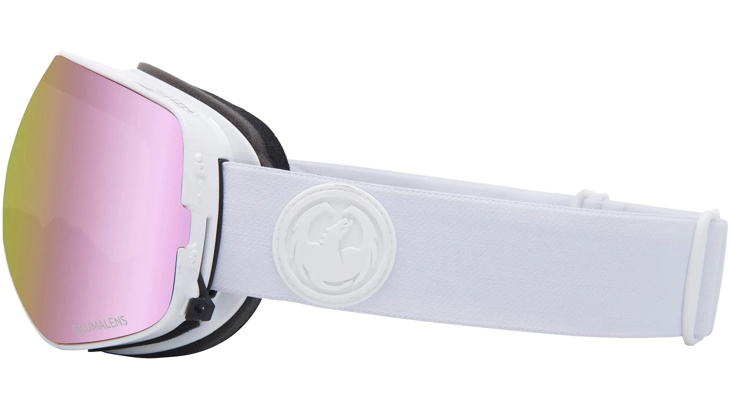 Gafas para deportes de nieve de ajuste alternativo X2S - Montura opaca | Lente Lumalens Pink Ion + Lente de repuesto