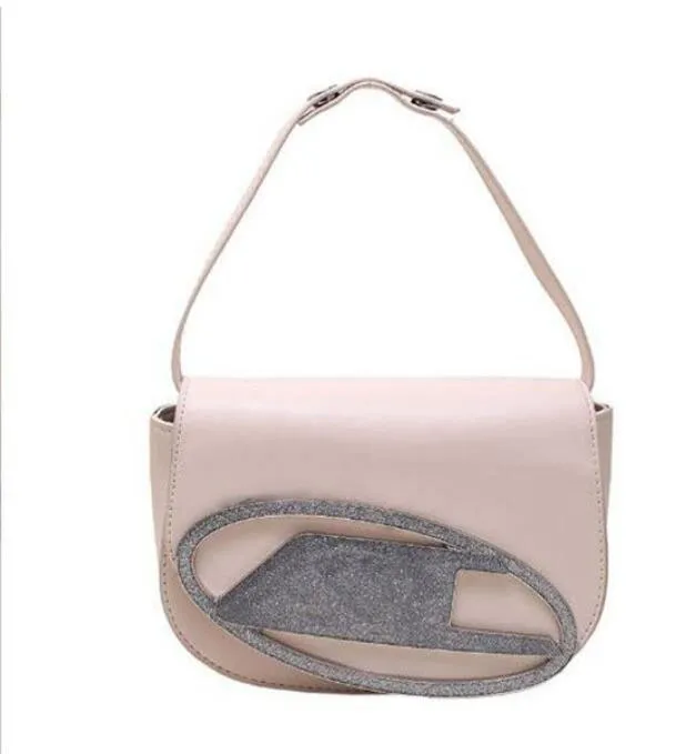 Dieses Handväska bästsäljare Crossbody Bag Mirror Quality Luxury Svart äkta läder Kvinnor Mannens designer Purse Plånbok Koppling Fashionabla Hot Shoulder Bag